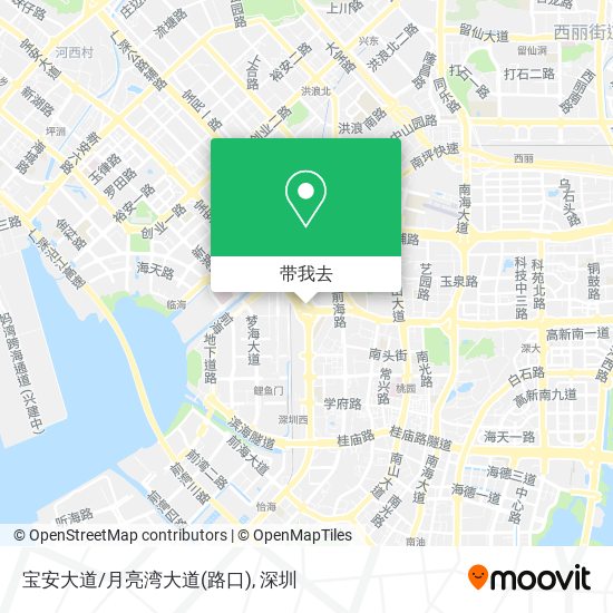 宝安大道/月亮湾大道(路口)地图