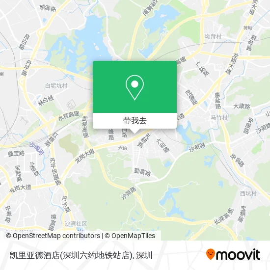 凯里亚德酒店(深圳六约地铁站店)地图