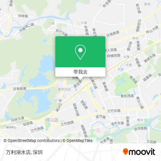 万利湖水店地图