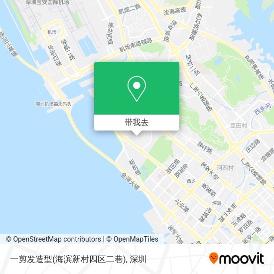 一剪发造型(海滨新村四区二巷)地图
