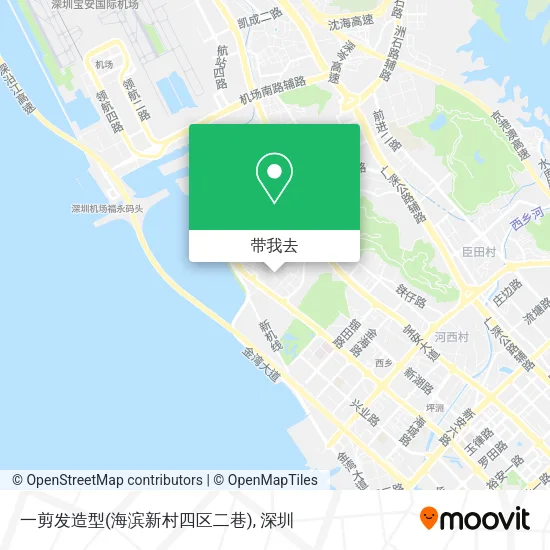 一剪发造型(海滨新村四区二巷)地图