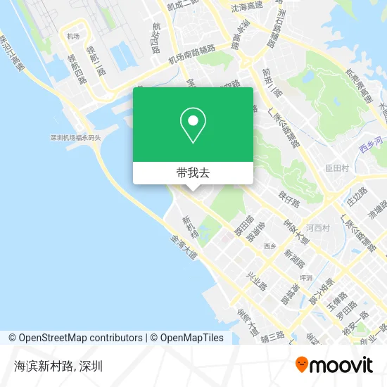 海滨新村路地图