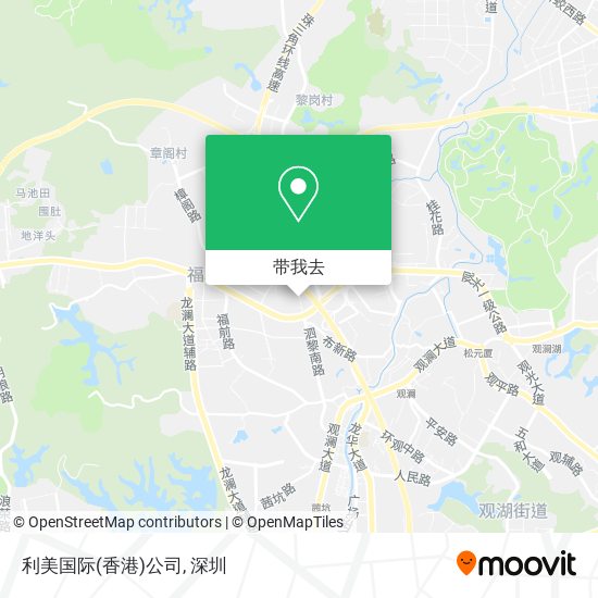 利美国际(香港)公司地图