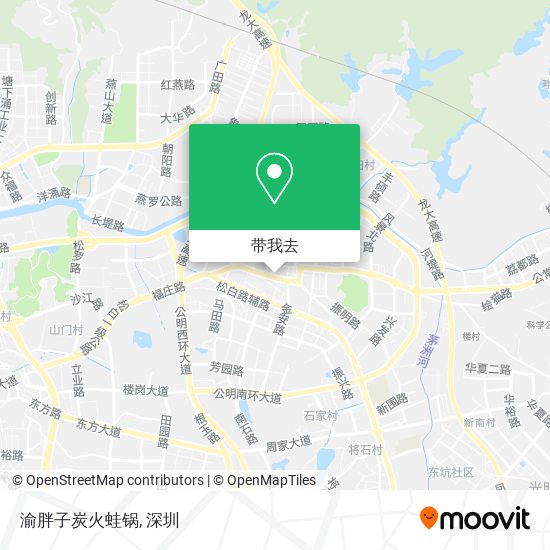 渝胖子炭火蛙锅地图