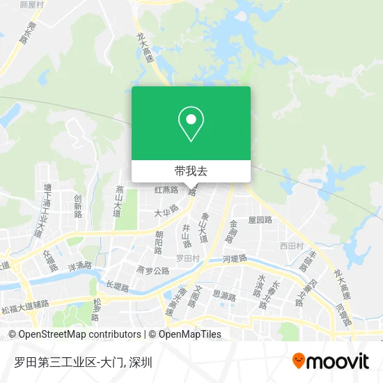 罗田第三工业区-大门地图