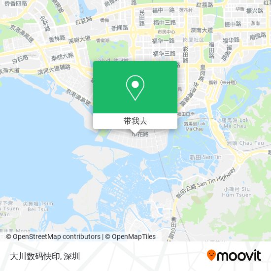 大川数码快印地图