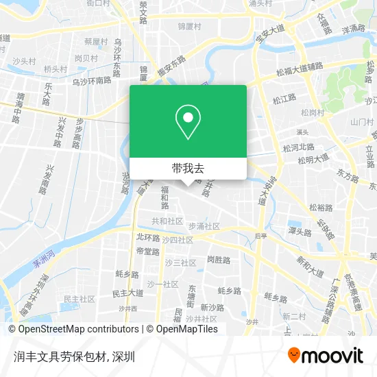 润丰文具劳保包材地图