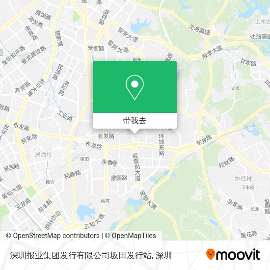 深圳报业集团发行有限公司坂田发行站地图