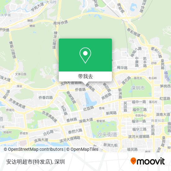 安达明超市(特发店)地图