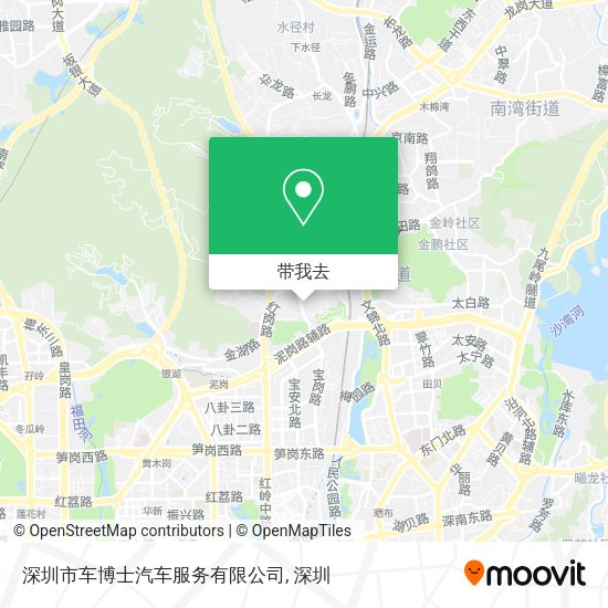 深圳市车博士汽车服务有限公司地图