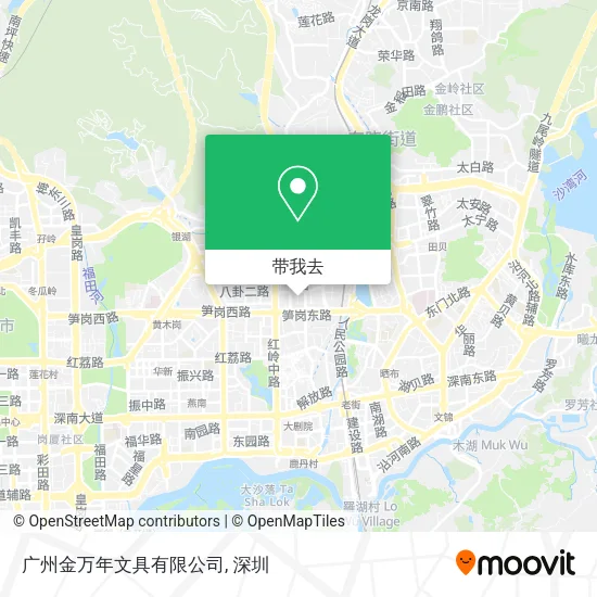 广州金万年文具有限公司地图