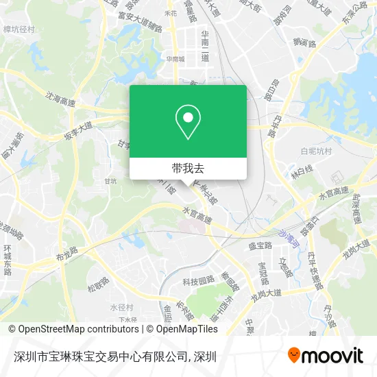 深圳市宝琳珠宝交易中心有限公司地图