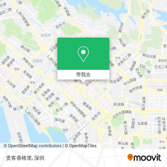 贵客香格里地图