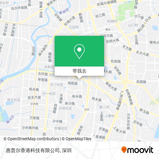 惠普尔香港科技有限公司地图