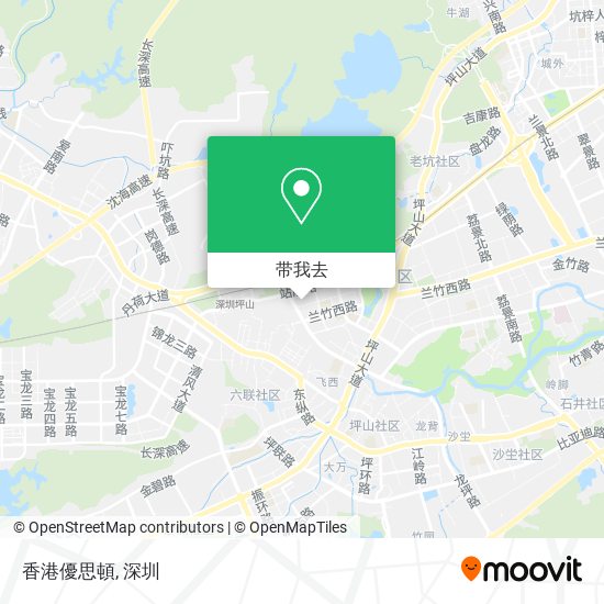香港優思頓地图
