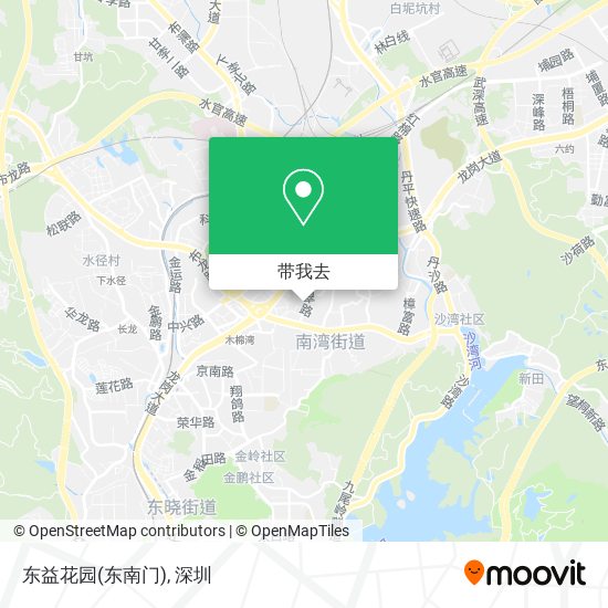 东益花园(东南门)地图