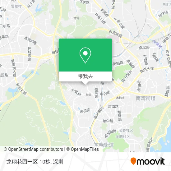 龙翔花园一区-10栋地图