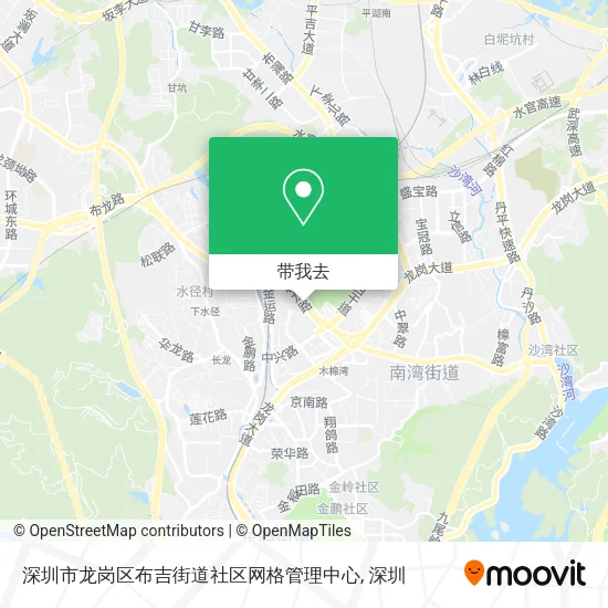 深圳市龙岗区布吉街道社区网格管理中心地图