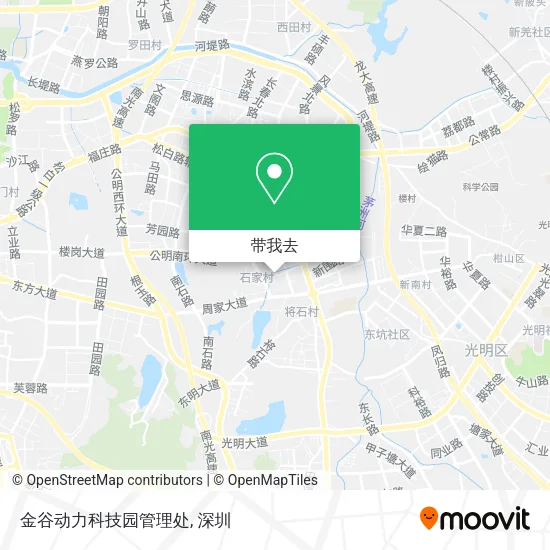 金谷动力科技园管理处地图