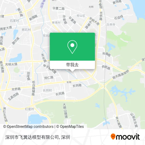深圳市飞翼达模型有限公司地图