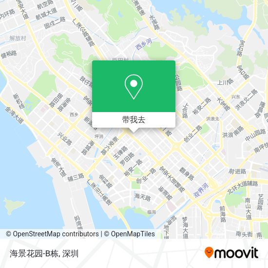 海景花园-B栋地图