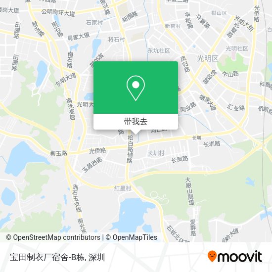 宝田制衣厂宿舍-B栋地图