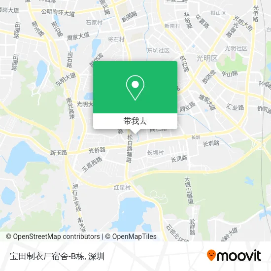 宝田制衣厂宿舍-B栋地图