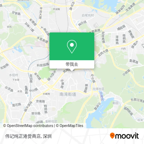 伟记纯正港货商店地图