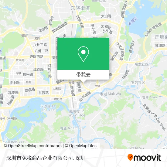 深圳市免税商品企业有限公司地图