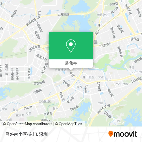 昌盛南小区-东门地图