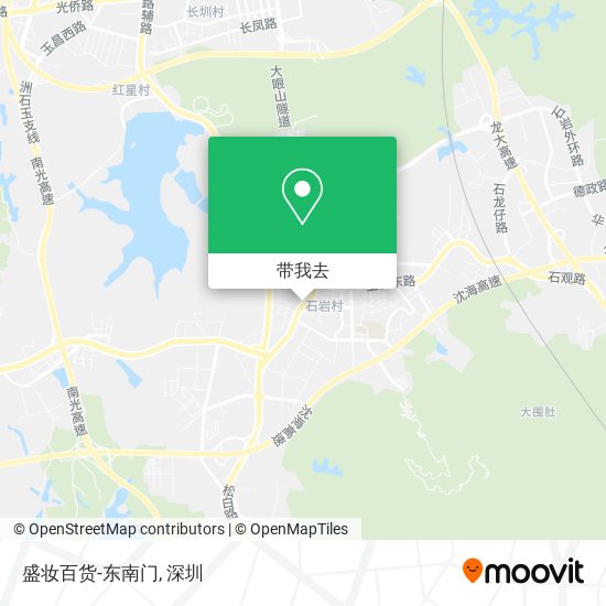 盛妆百货-东南门地图