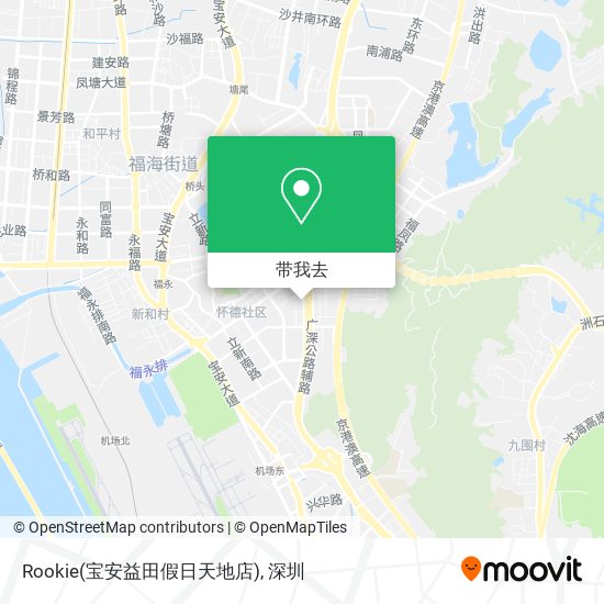 Rookie(宝安益田假日天地店)地图