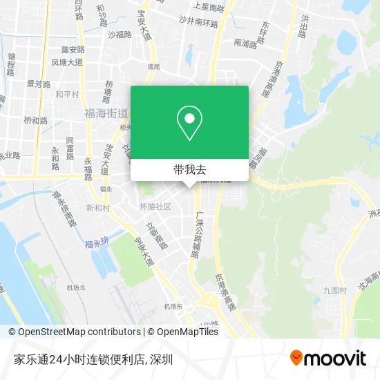 家乐通24小时连锁便利店地图