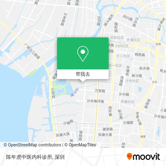 陈年虎中医内科诊所地图