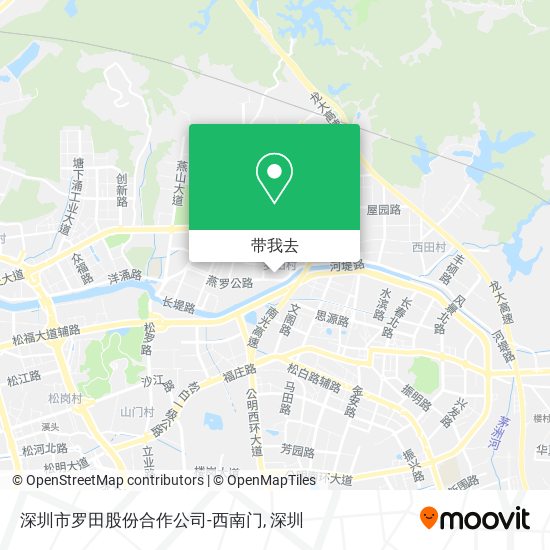 深圳市罗田股份合作公司-西南门地图