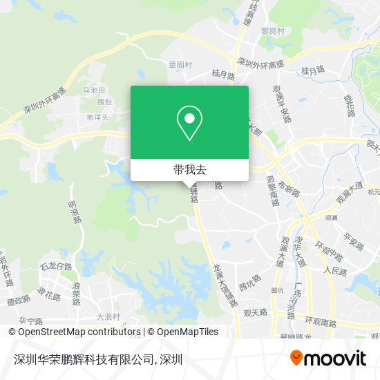 深圳华荣鹏辉科技有限公司地图