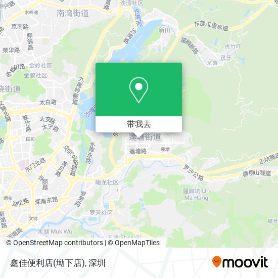 鑫佳便利店(坳下店)地图