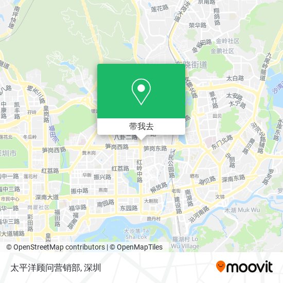 太平洋顾问营销部地图