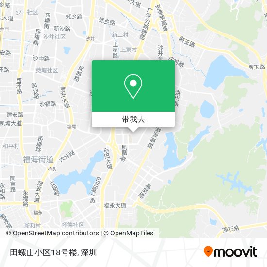 田螺山小区18号楼地图