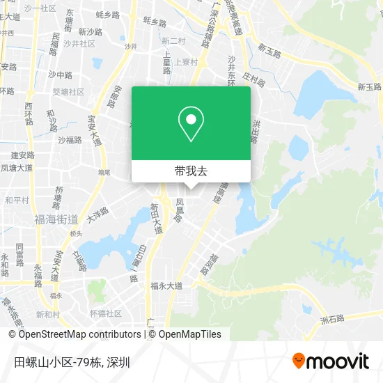田螺山小区-79栋地图