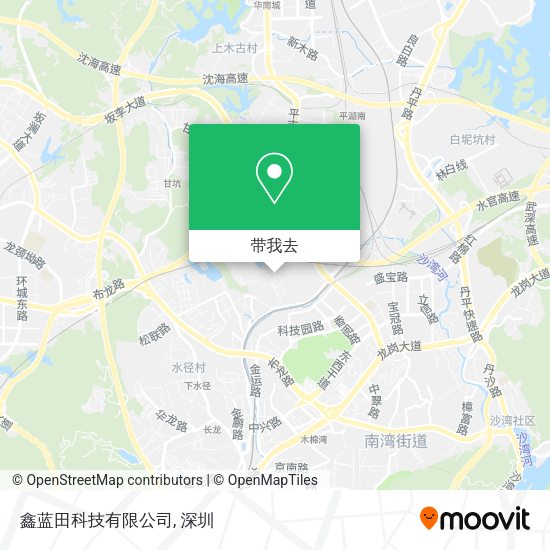 鑫蓝田科技有限公司地图