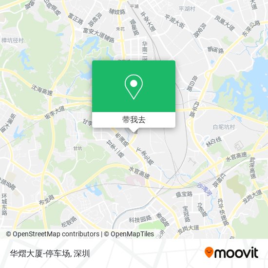 华熠大厦-停车场地图