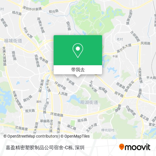 嘉盈精密塑胶制品公司宿舍-C栋地图