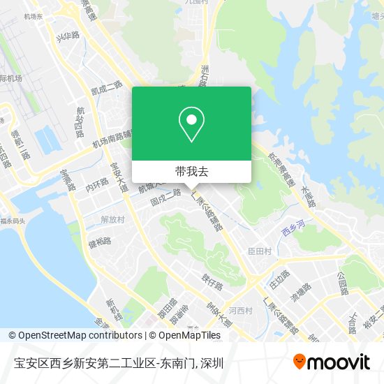 宝安区西乡新安第二工业区-东南门地图