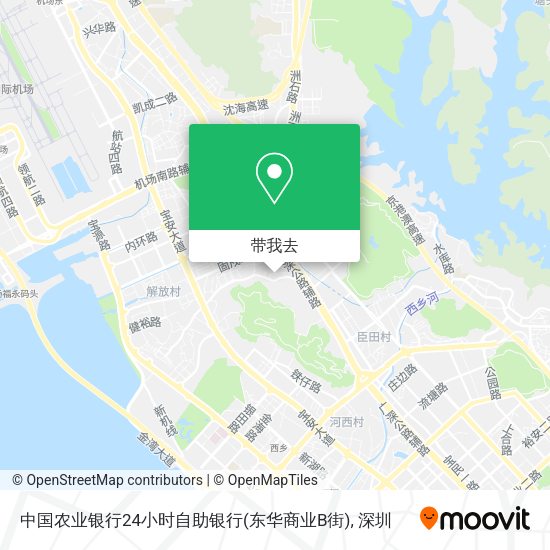 中国农业银行24小时自助银行(东华商业B街)地图