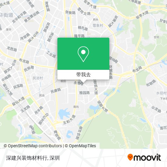 深建兴装饰材料行地图