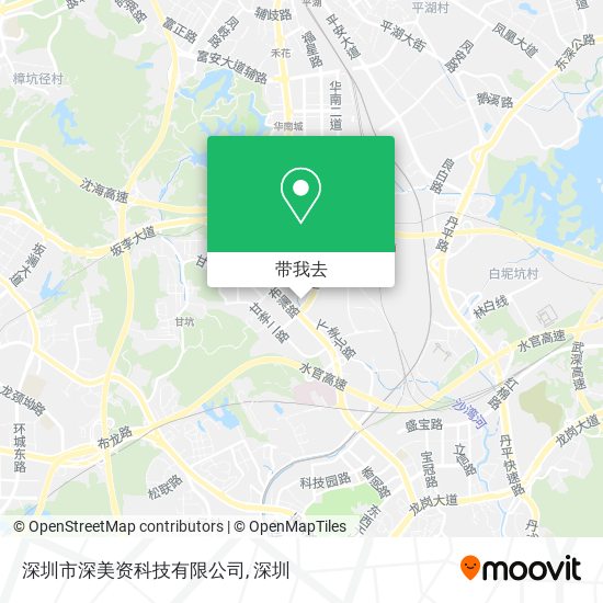 深圳市深美资科技有限公司地图