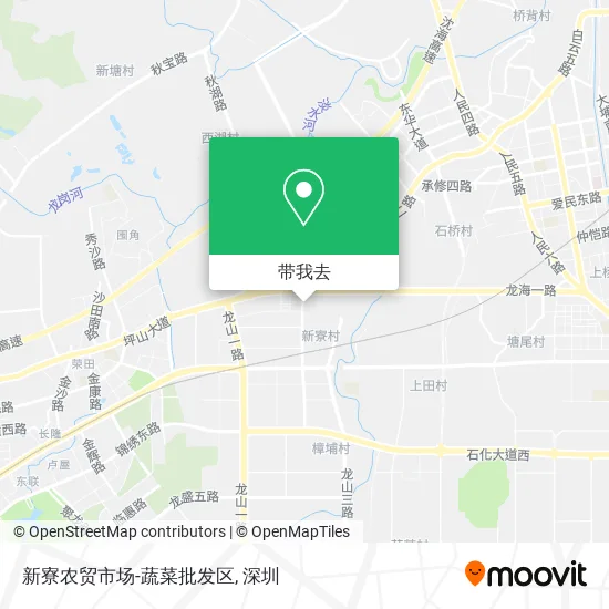 新寮农贸市场-蔬菜批发区地图