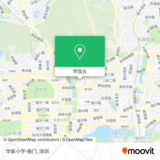 华新小学-南门地图
