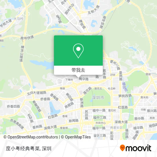 度小粤经典粤菜地图